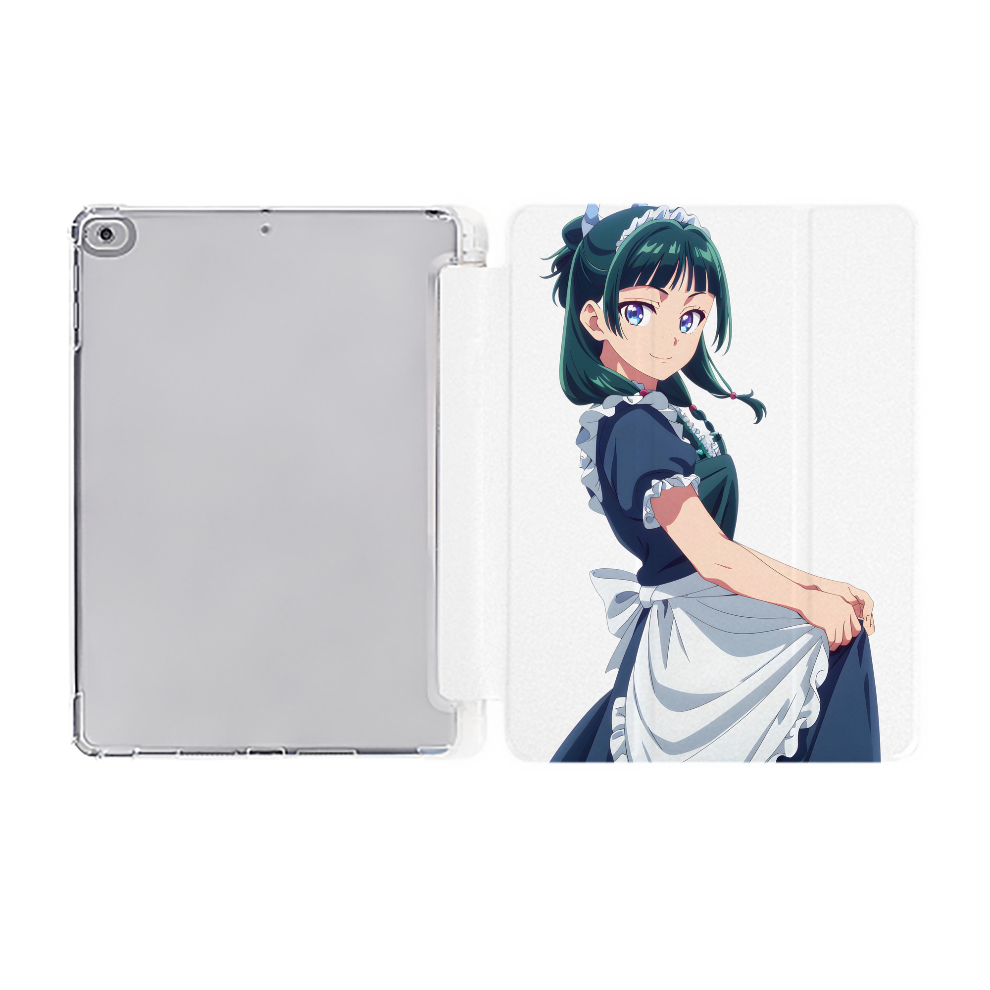 （画像用） 薬屋のひとりごと The Apothecary Diaries IPad ケース ペン収納付き 三つ折りスタンド PUレザー×シリコン 対応機種9.5/10.5/10.9インチ